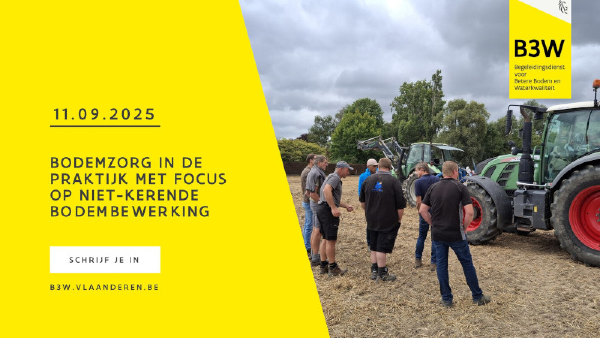 Thematisch uitwisselingsmoment: Bodemzorg in de praktijk met focus op niet-kerende bodembewerking