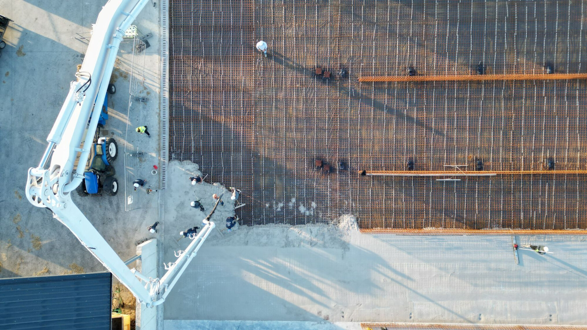 cementloosbeton ILVO bovenaanzicht