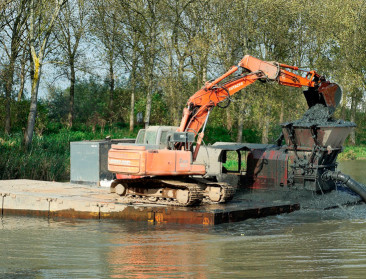Effect erosiebestrijding is zichtbaar in slibruiming