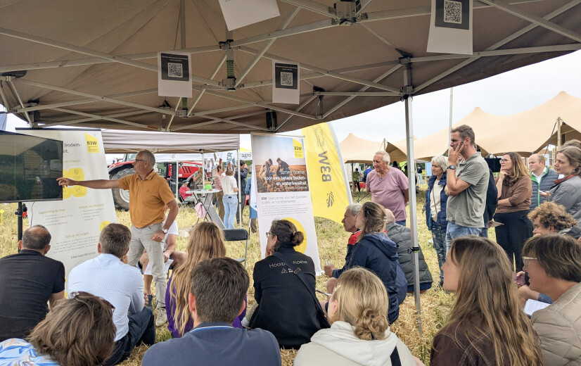 Landbouwers delen kennis op Bodemfestival van Inagro