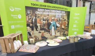 actie Vlaams parlement Bruiloftsmaaltijd Breughel_Boerenbond