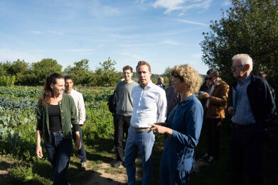 Brouns op bezoek bij Boerencompanie in Leuven