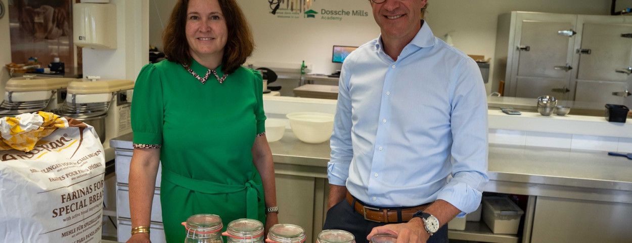 Laura Jonckheere en Kristof Dossche op de Dossche Mills academie in Deinze_klein