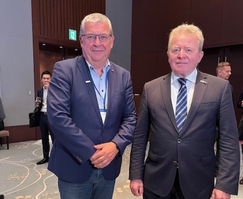 Luc Vanoirbeek en Janusz Wojciechowski op handelsmissie in Japan in 2023