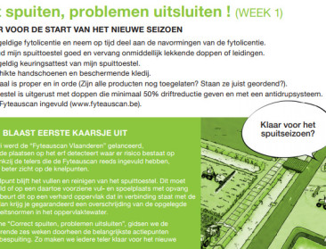 Phytofar sensibiliseert boer over correcte bespuitingen