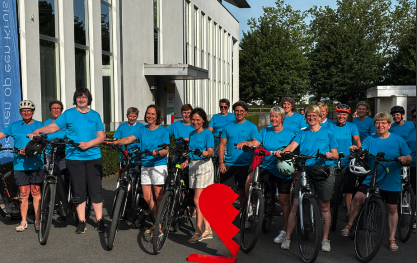 Boerinnen fietsen voor mentaal welzijn: “Je draagt de zorgen niet alleen”
