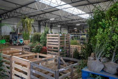 Plantura in Bocholt loods