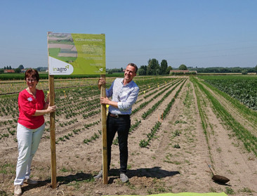 Nieuwe proefvelden Inagro officieel in gebruik genomen