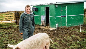 Innovatieve mobiele buitenstal verhoogt dierenwelzijn bij biologische varkens