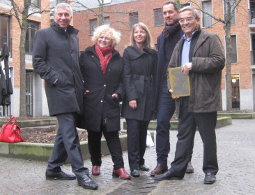 Boerenbond schenkt stad Leuven bronzen tractorsporen