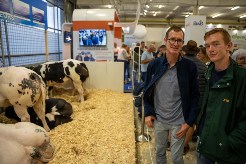 Kristof De Fauw met zoon