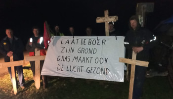 Landbouwers in Zoersel protesteren tegen bosaanplant in herbevestigd agrarisch gebied