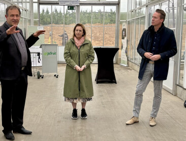Nieuwe serre moet onderzoek naar quarantaine-organismen mogelijk maken bij pcfruit