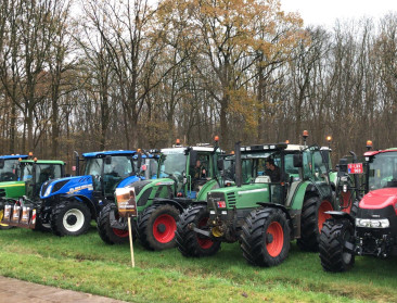 Landbouwers protesteren tegen plannen Grenspark Kalmthoutse Heide als Nationaal Park