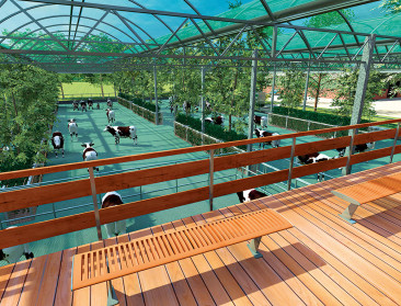 Nederlanders pakken uit met drijvende koeienstal