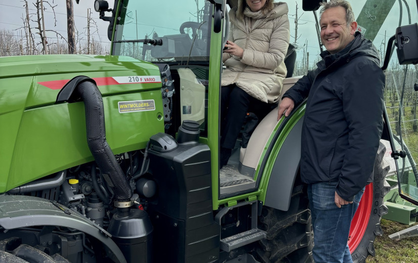 Pcfruit tilt onderzoek naar precisiefruitteelt naar een hoger niveau met hightech tractor