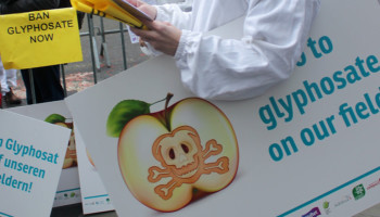 Milieuorganisaties protesteren tegen mogelijke EU-toelating glyfosaat