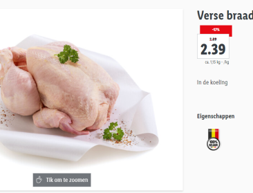 "Een braadkip voor 2,39 euro, willen we dat?"