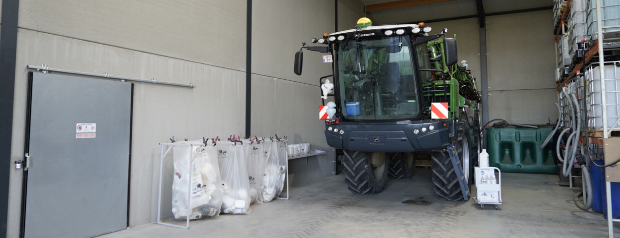 vul- en spoelplaats inagro