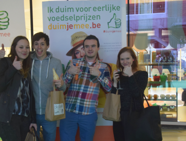 Duimjemee-actie succes in Miummm te Roeselare