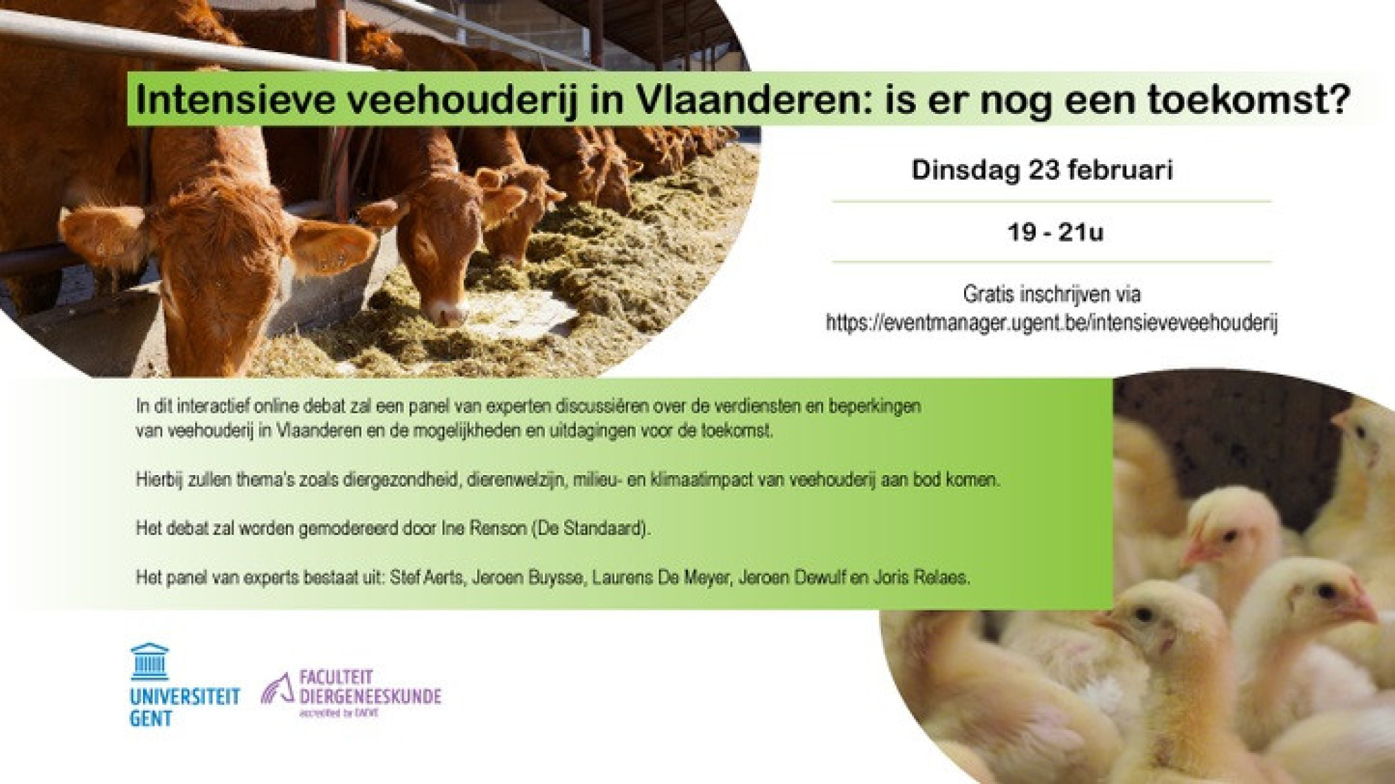 Online debat: Intensieve veehouderij in Vlaanderen: Is er nog een toekomst?
