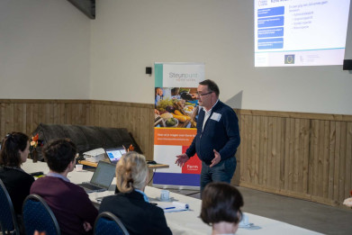 Riccy Focke spreekt op studiedag Steunpunt Korte Keten