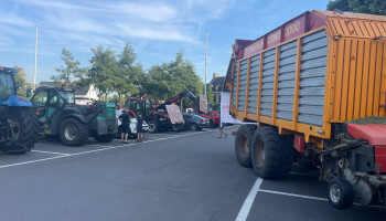 Boerenprotest in Malle tegen komst van recreatiecentrum in landbouwgebied