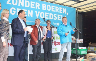 tractorprotest 2015 podium