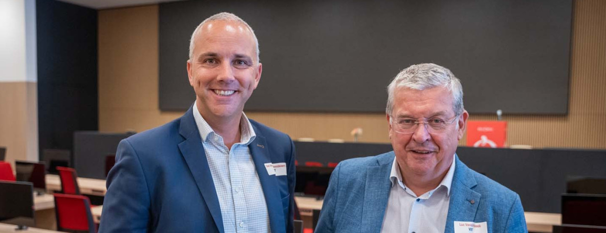 Tom Vandenkendelaere en Luc Vanoirbeek