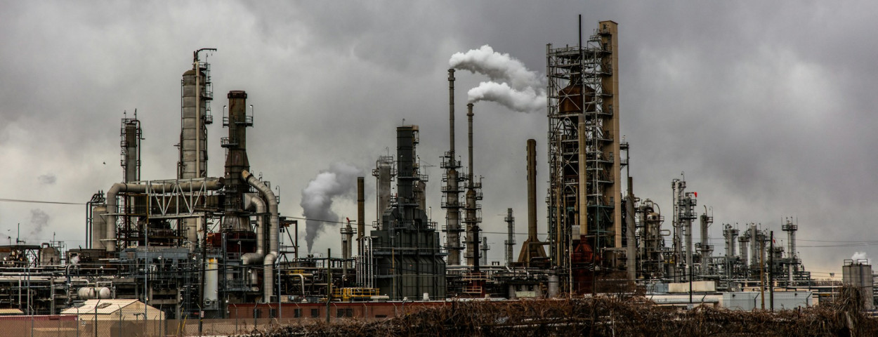 industrie uitstoot gas olie