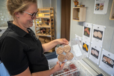 Korteketenverkoop op het vleesveebedrijf van Emma en Dries Paelinck