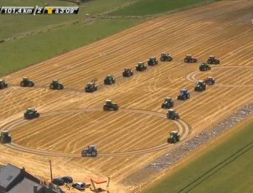 Boeren voeren ook tijdens Tour de France actie