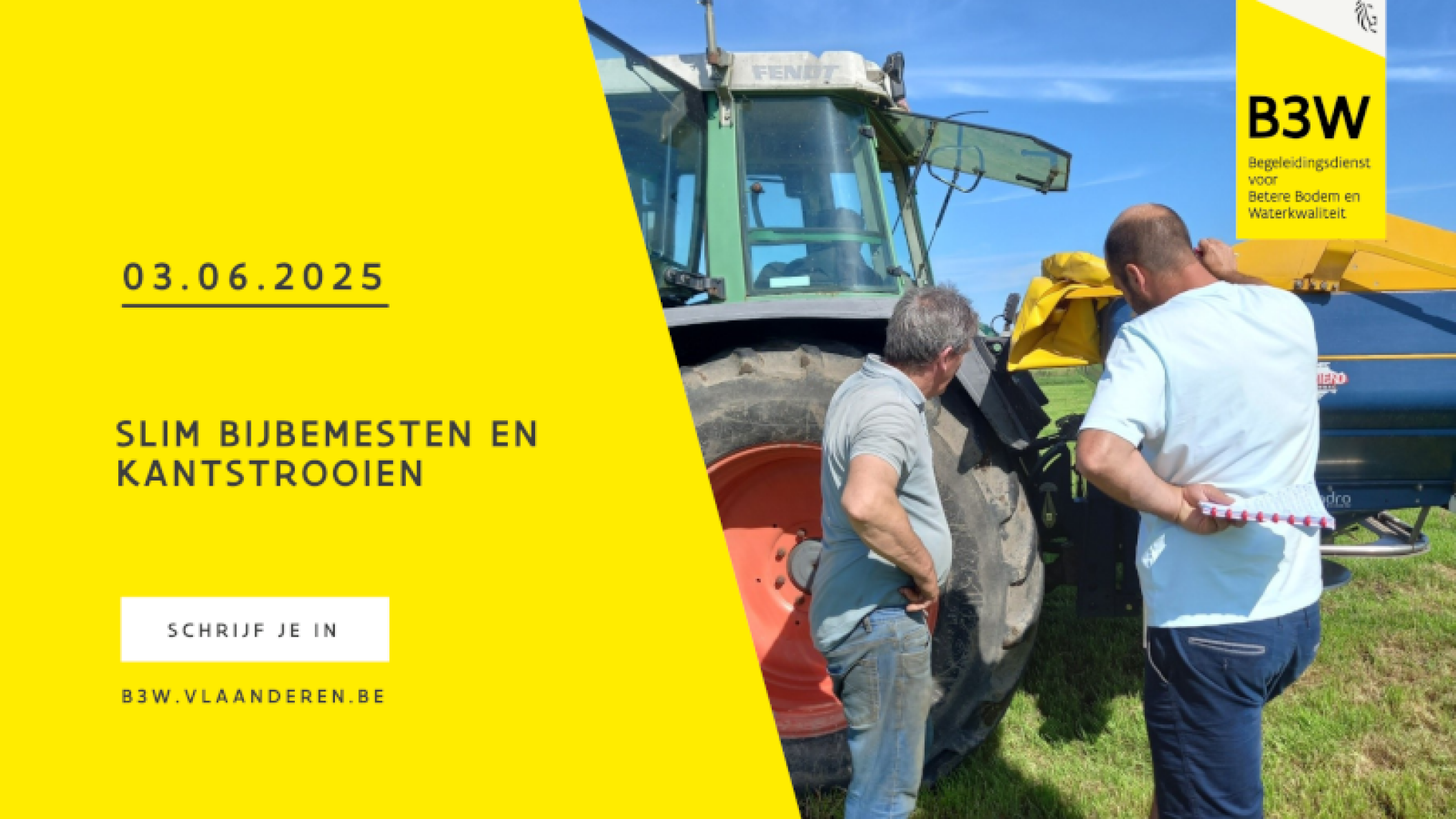 Thematisch uitwisselingsmoment: Slim bijbemesten en kantstrooien in de praktijk