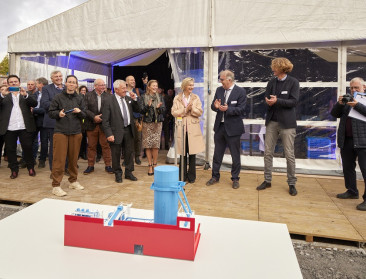 Crevits geeft startschot voor bouw diffusietoren bij Tiense Suiker