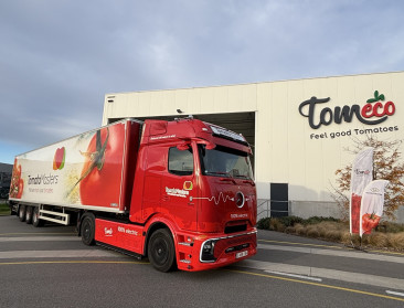 Tomatengroep introduceert eerste elektrische truck in de Belgische landbouwsector