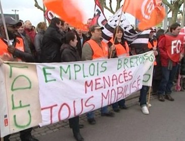 Jobbegeleiding voor ex-werknemers Franse slachthuizen