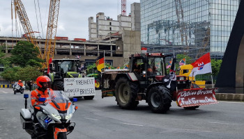 Verdeelde boodschap op Brussels boerenprotest