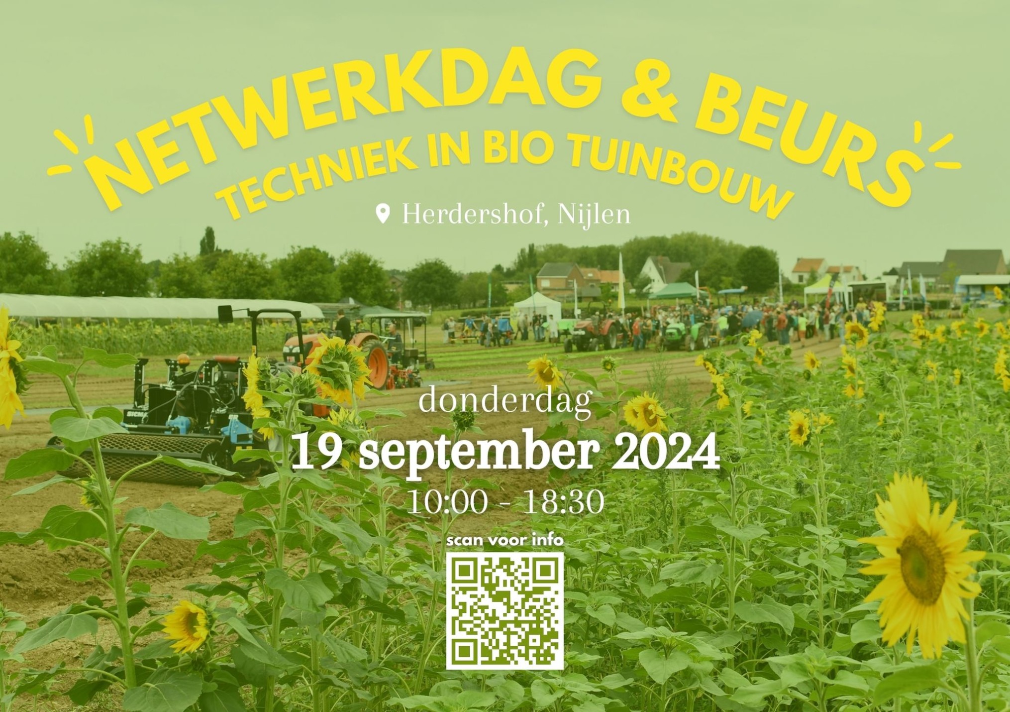Netwerkdag & beurs 'Techniek in bio tuinbouw'
