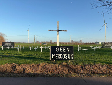 Gratis pannenkoeken en “boerenkerkhoven” tegen Mercosur-deal