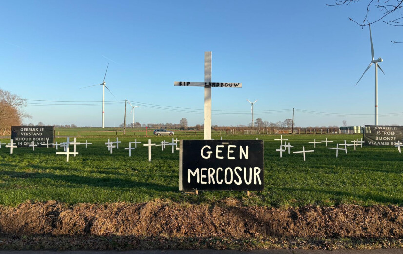 Gratis pannenkoeken en “boerenkerkhoven” tegen Mercosur-deal