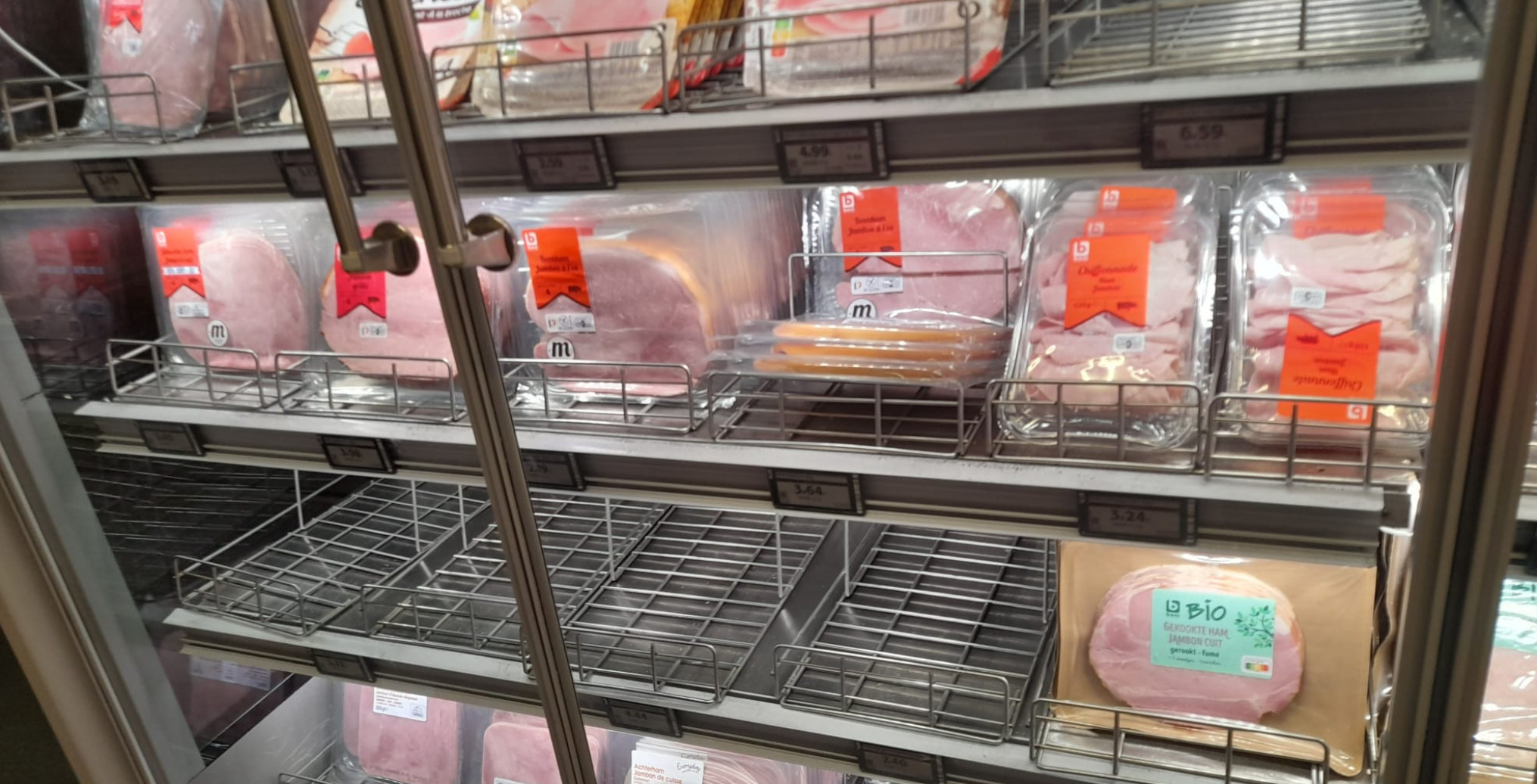 Tekorten in supermarkten protest