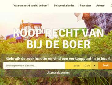 Rechtvanbijdeboer.be is de etalage van de korte keten