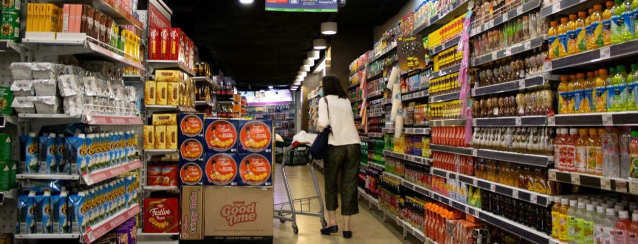 supermarkt winkelkar