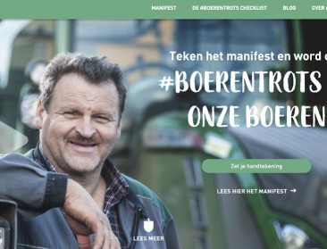 #Boerentrots deelt beroepsfierheid van boer met burger