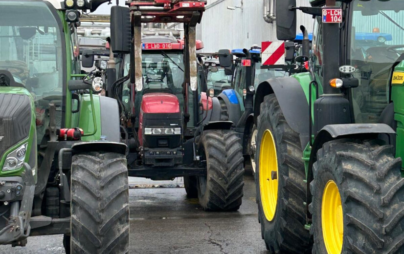 Boze groenteboeren blokkeren fabriek Greenyard in Staden
