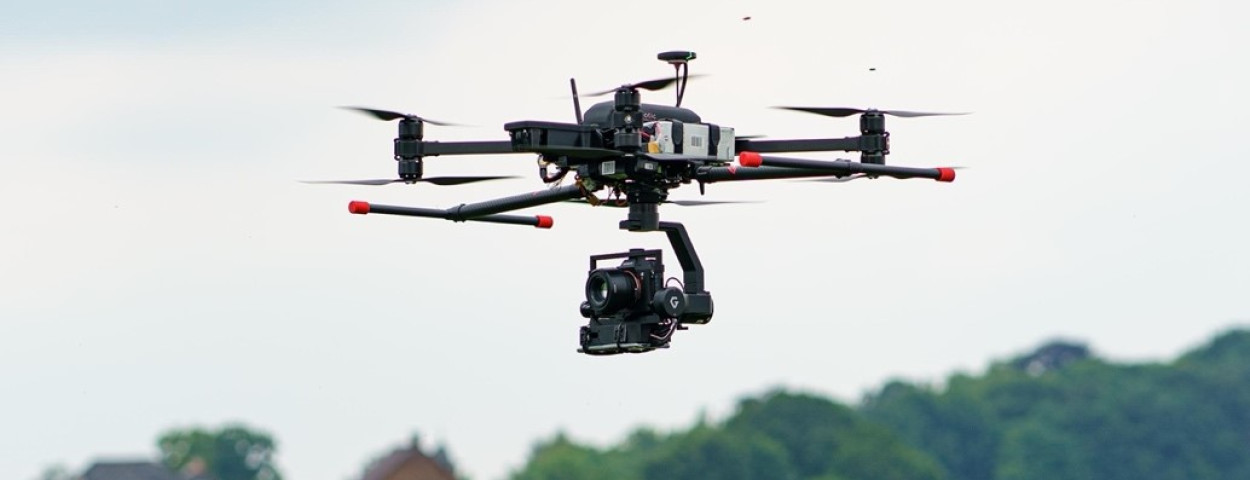Drones helpen bij het opsporen van knolcyperus