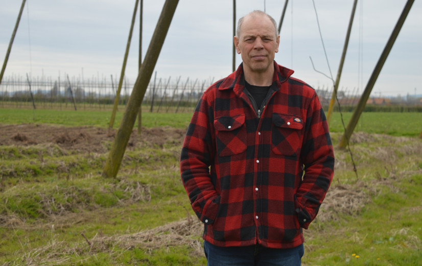 Bioboer ziet vier ton hop onbruikbaar worden door pesticidendrift