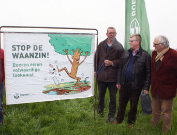 Affiche moet wielerfans sensibiliseren over lot boeren